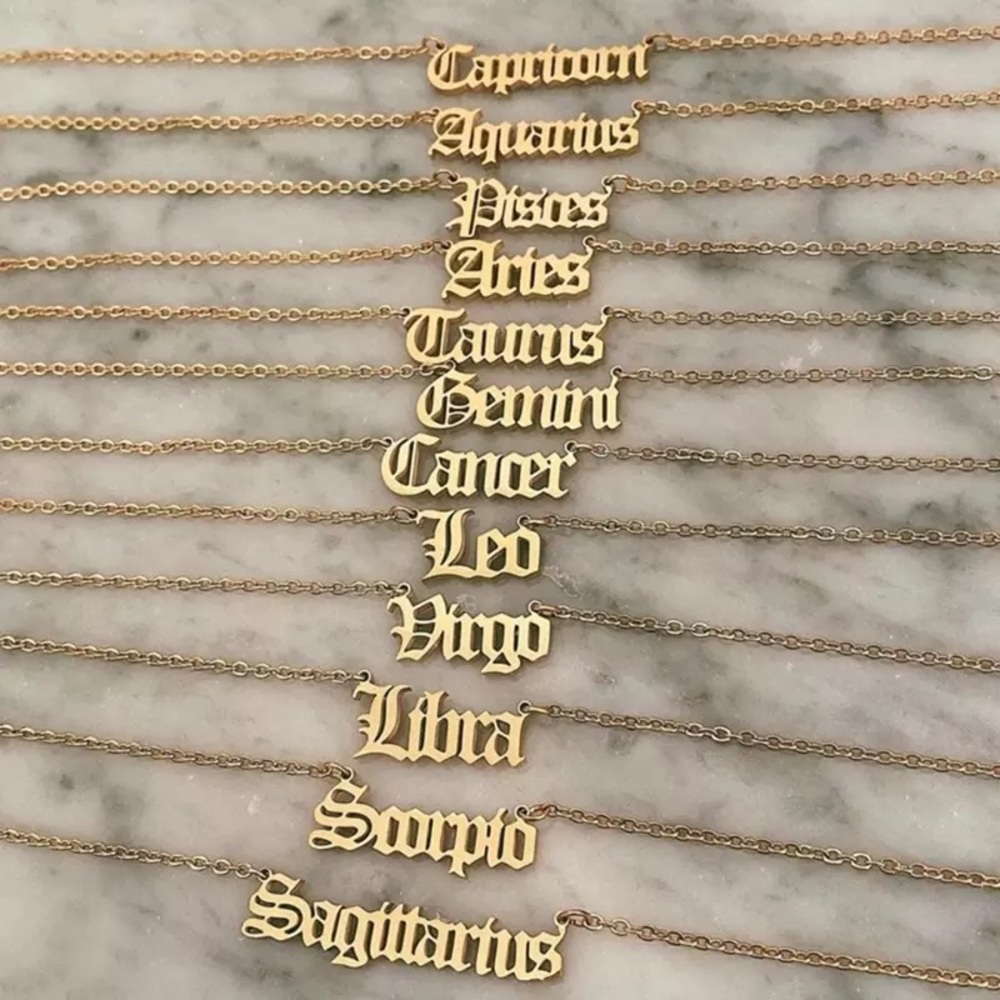 Zodiac Sign Necklaces - Picture 2 of 4
